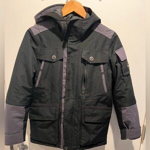 Obermeyer tween (10-12) black and gray ski jacket. Perfect condition